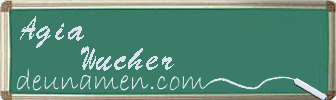 Agia Wucher Visitenkarte